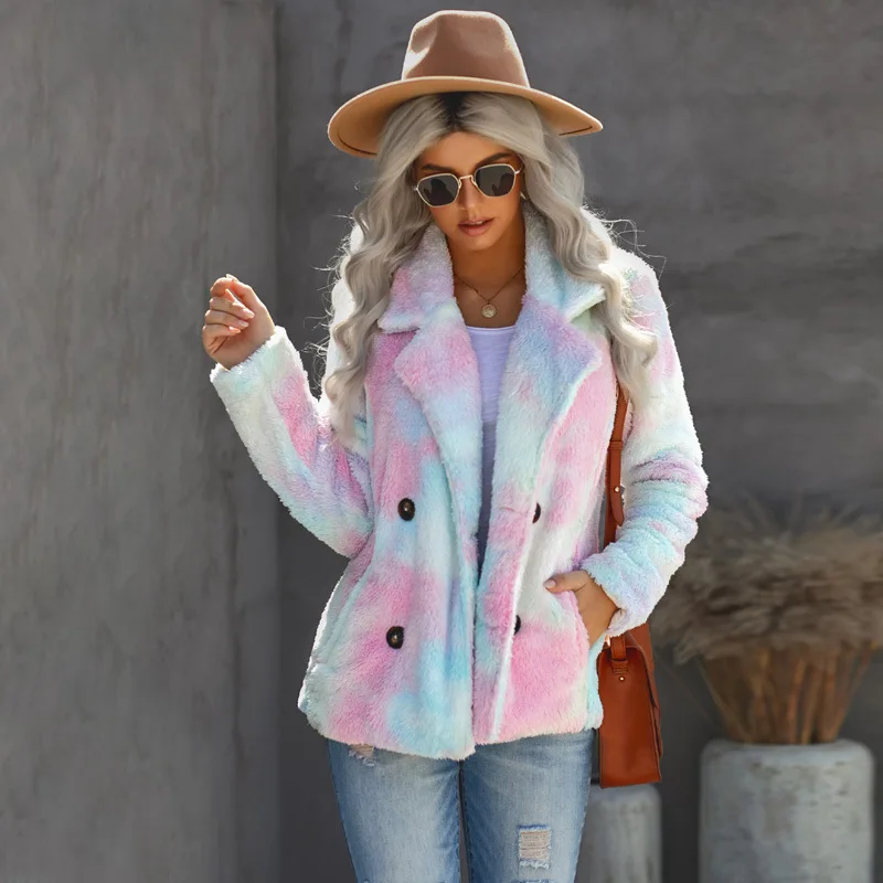 Double-sided Fleece Long-sleeved Fashion Casual Top Women's Clothing Women's Winter 2023 New Tie-dye Pockets Warm Thick Jacket
Double-sided Fleece Long-sleeved Fashion Casual Top Women's Clothing Women's Winter 2023 New Tie-dye Pockets Warm Thick Jacket