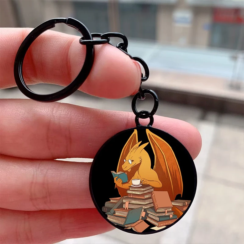 Fashion The dragon is reading the tribal reading Cool Keychain Motorcycle Car Backpack Chaveiro Keychain Friend's Keyring Gifts
Fashion The dragon is reading the tribal reading Cool Keychain Motorcycle Car Backpack Chaveiro Keychain Friend's Keyring Gifts