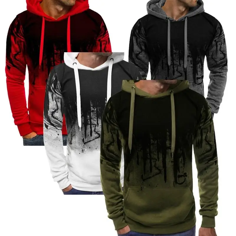Men's Pullover Hoodie Sweatshirt Gradient Print Daily Fitness Sportswear Basic Casual Hoodies Oversize Sweatshirts Gray White
Men's Pullover Hoodie Sweatshirt Gradient Print Daily Fitness Sportswear Basic Casual Hoodies Oversize Sweatshirts Gray White