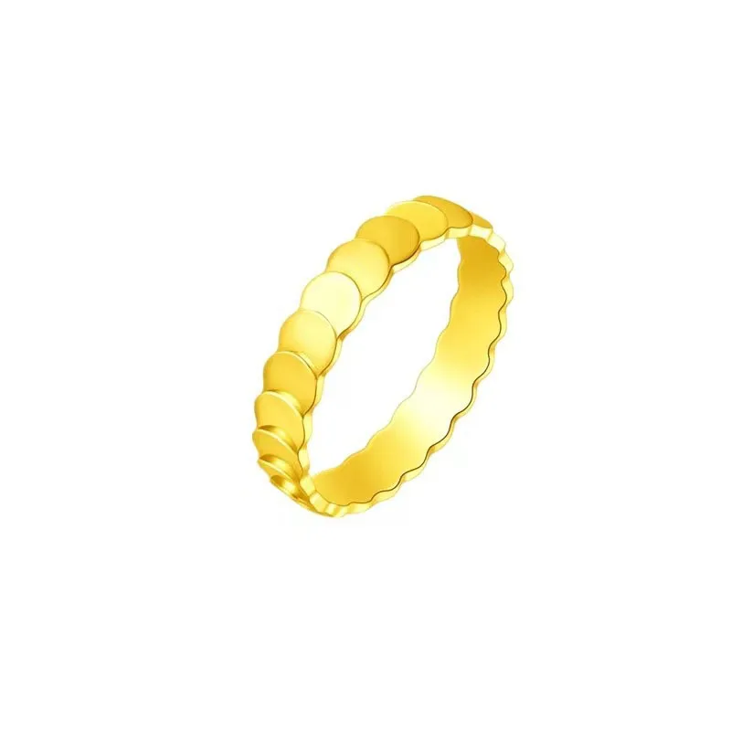 Solid Closed Sparkling Fish Scale Ring Round Sequin Ring Small Light Luxury 18K Gold-plated New Female Jewelry
Solid Closed Sparkling Fish Scale Ring Round Sequin Ring Small Light Luxury 18K Gold-plated New Female Jewelry