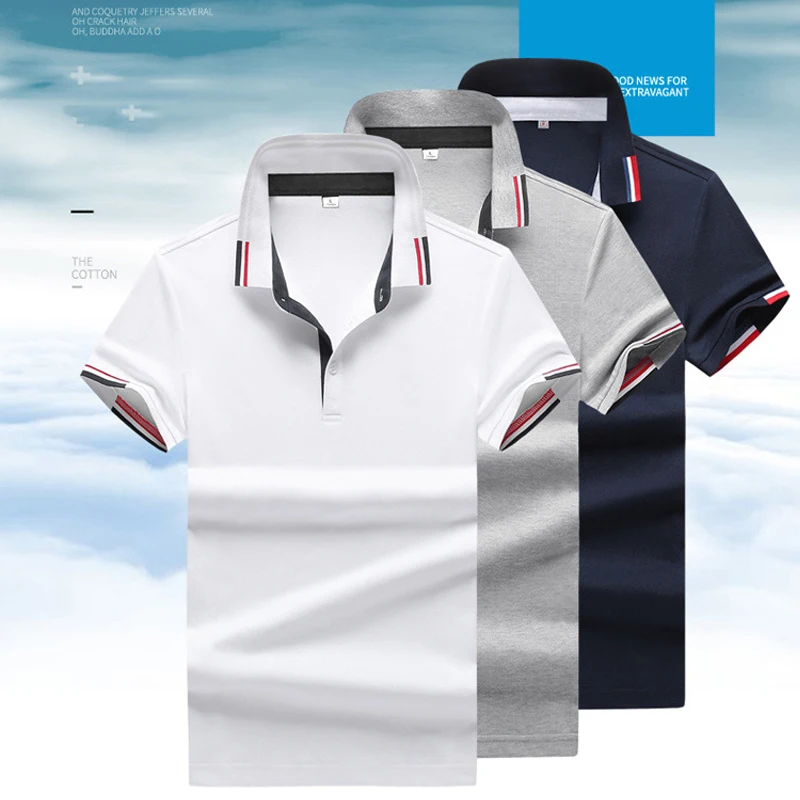 Summer Polo Shirt Men Pure Color Business Casual Short Sleeve Outdoor Sports Polo Men Slim Fit Polo T Shirt Men Plus Size M-4XL
Summer Polo Shirt Men Pure Color Business Casual Short Sleeve Outdoor Sports Polo Men Slim Fit Polo T Shirt Men Plus Size M-4XL