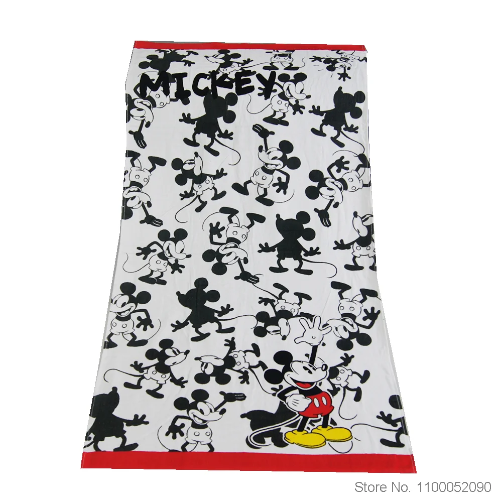 

Towel Mickey Minnie Mouse Bath Disney Cotton 100% Baby Nice Boys Girls Kids Swimming Towels 70x140cm