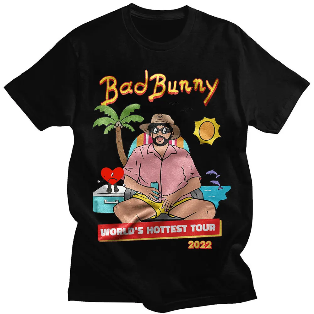 Футболка с принтом музыкального альбома Bad Bunny UN VERANO SIN TI, Футболки унисекс в стиле хип-хоп, уличная одежда, летние мужские футболки большого р...
Футболка с принтом музыкального альбома Bad Bunny UN VERANO SIN TI, Футболки унисекс в стиле хип-хоп, уличная одежда, летние мужские футболки большого р...