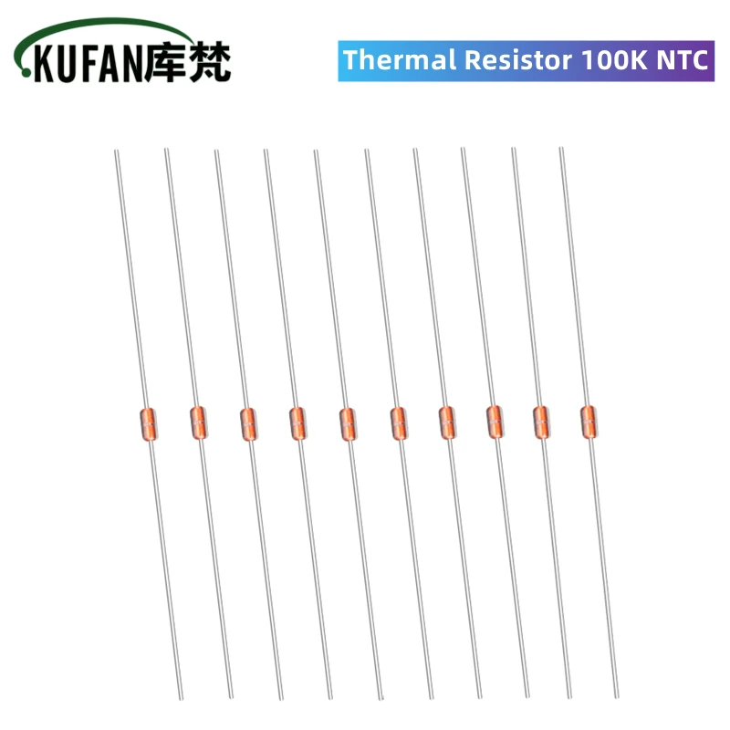 Терморезистор KUFAN 100K NTC MF58 3950, Сопротивление 1%, термометр, датчик R, запчасти для 3D-принтера, 10 шт.
Терморезистор KUFAN 100K NTC MF58 3950, Сопротивление 1%, термометр, датчик R, запчасти для 3D-принтера, 10 шт.