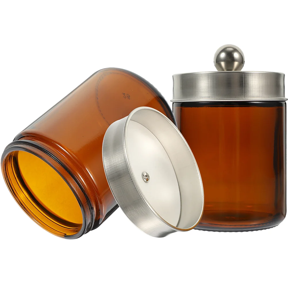 2pcs Multi-functional Glass Storage Canister Semi-transparent Lotion Storage Can Can Container
2pcs Multi-functional Glass Storage Canister Semi-transparent Lotion Storage Can Can Container