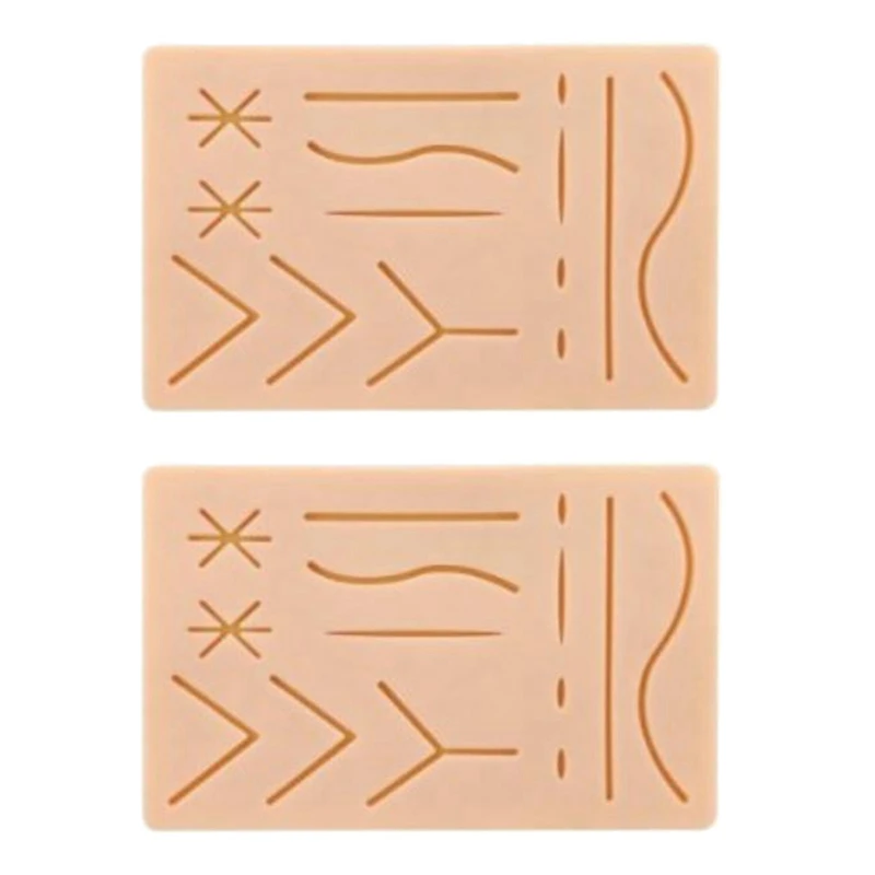2X New Skin Suture Training Kit Pad Suture Training Kit Suture Pad Trauma Accessories For Practice And Training Use
2X New Skin Suture Training Kit Pad Suture Training Kit Suture Pad Trauma Accessories For Practice And Training Use