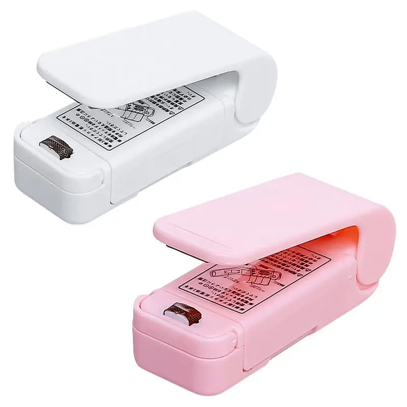 Mini Heat Bag Sealing Machine 2 In 1 Heat Sealer And Cutter Portable Bag Re-sealer For Bags Food Storage Snacks Freshness 
Mini Heat Bag Sealing Machine 2 In 1 Heat Sealer And Cutter Portable Bag Re-sealer For Bags Food Storage Snacks Freshness