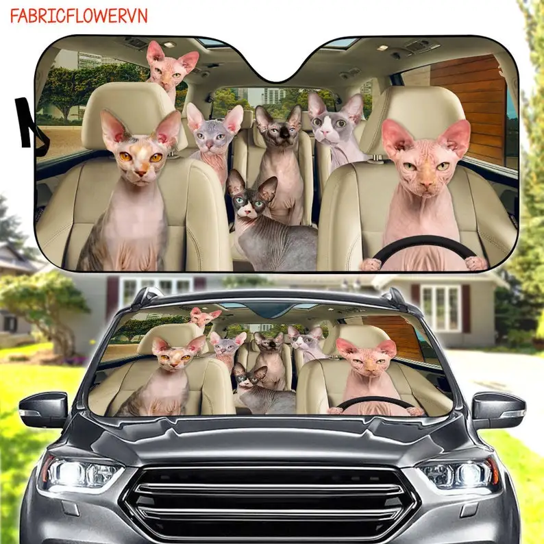 Sphynx Cat Car Sunshade, Sphynx Cat Car Decoration, Sphynx Cat Windshield, Cat Lovers Gift, Cat Car Sunshade, Gift For Mom, Gift
Sphynx Cat Car Sunshade, Sphynx Cat Car Decoration, Sphynx Cat Windshield, Cat Lovers Gift, Cat Car Sunshade, Gift For Mom, Gift