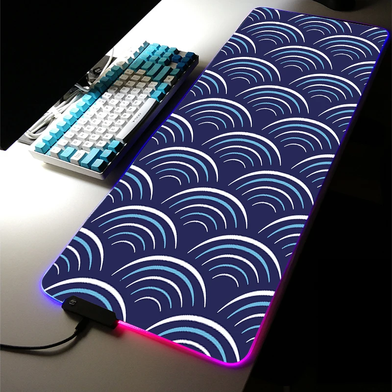 Japanese Ukiyo-e Giant Wave RGB LED Light Large Art MousePad Anime Room Carpet Rugs Gaming Accessories Keyboard DeskMat Game LOL
Japanese Ukiyo-e Giant Wave RGB LED Light Large Art MousePad Anime Room Carpet Rugs Gaming Accessories Keyboard DeskMat Game LOL
