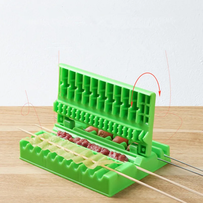 Barbecue Barbecue Skewer Box Outdoor Barbecue Tool Multi-function Vegetable and Meat Artifact Skewer Machine Kitchen Accessories
Barbecue Barbecue Skewer Box Outdoor Barbecue Tool Multi-function Vegetable and Meat Artifact Skewer Machine Kitchen Accessories