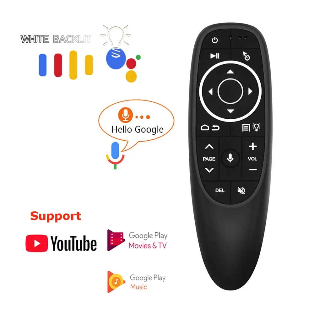 2022 trend Pro Voice Control Air Mouse with Gyro Sensing Mini Wireless keyboard Smart Remote control Backlit For Android tv box
2022 trend Pro Voice Control Air Mouse with Gyro Sensing Mini Wireless keyboard Smart Remote control Backlit For Android tv box