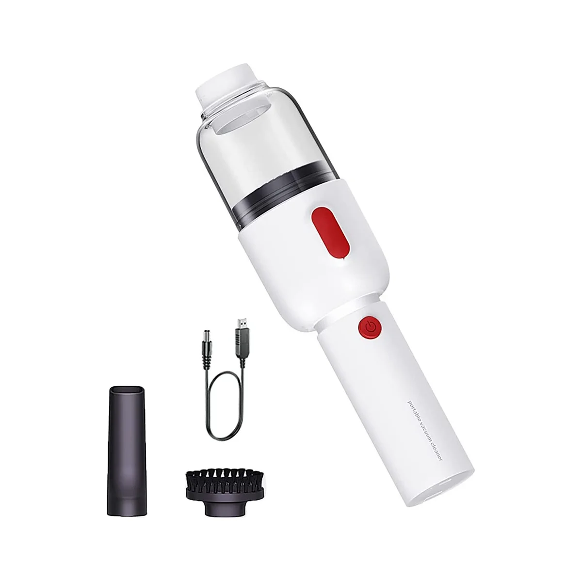 Ручной беспроводной Перезаряжаемый пылесос, портативный ручной помощник, пылесос для автомобиля, дома, офиса, домашних животных, белый
Ручной беспроводной Перезаряжаемый пылесос, портативный ручной помощник, пылесос для автомобиля, дома, офиса, домашних животных, белый