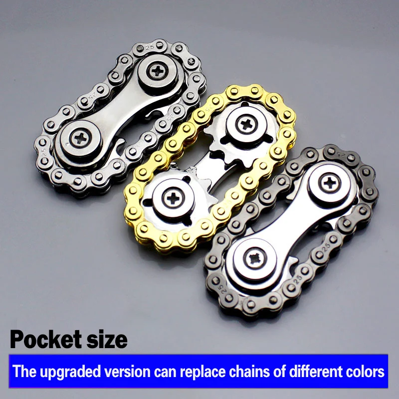 Gear car chain fingertip gyro chain decompression gyro decompression artifact adult toy boring artifact fun boy
Gear car chain fingertip gyro chain decompression gyro decompression artifact adult toy boring artifact fun boy