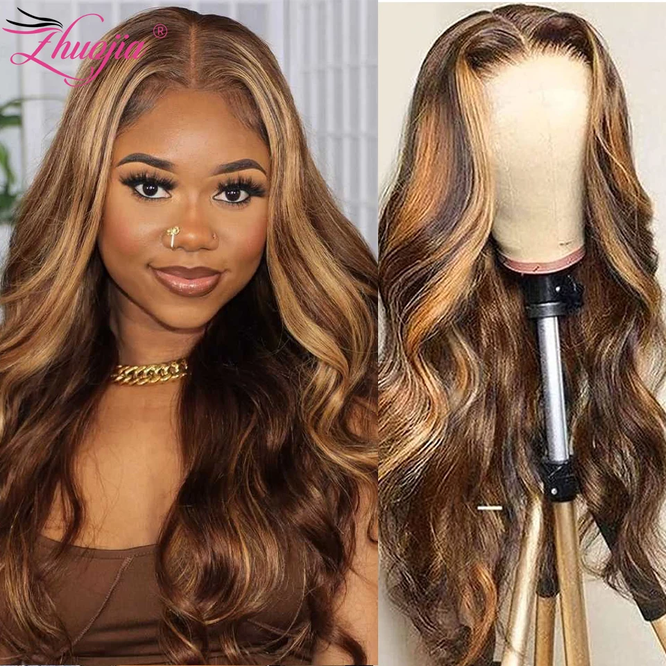P4/27 Body Wave Lace Front Wig Highlight Wig Human Hair Transparent Lace Wigs For Women Brazilian Hair T part Lace Wig ZHUO JIA
P4/27 Body Wave Lace Front Wig Highlight Wig Human Hair Transparent Lace Wigs For Women Brazilian Hair T part Lace Wig ZHUO JIA