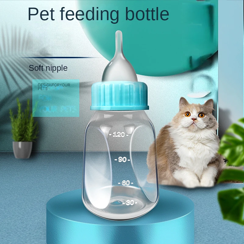 120ml Pet Milk Bottle Puppy Cat Feeder with Scale Pet Soother Bottle Set Pacifier Bite Resistant Puppy Feeding Pet Supplies
120ml Pet Milk Bottle Puppy Cat Feeder with Scale Pet Soother Bottle Set Pacifier Bite Resistant Puppy Feeding Pet Supplies