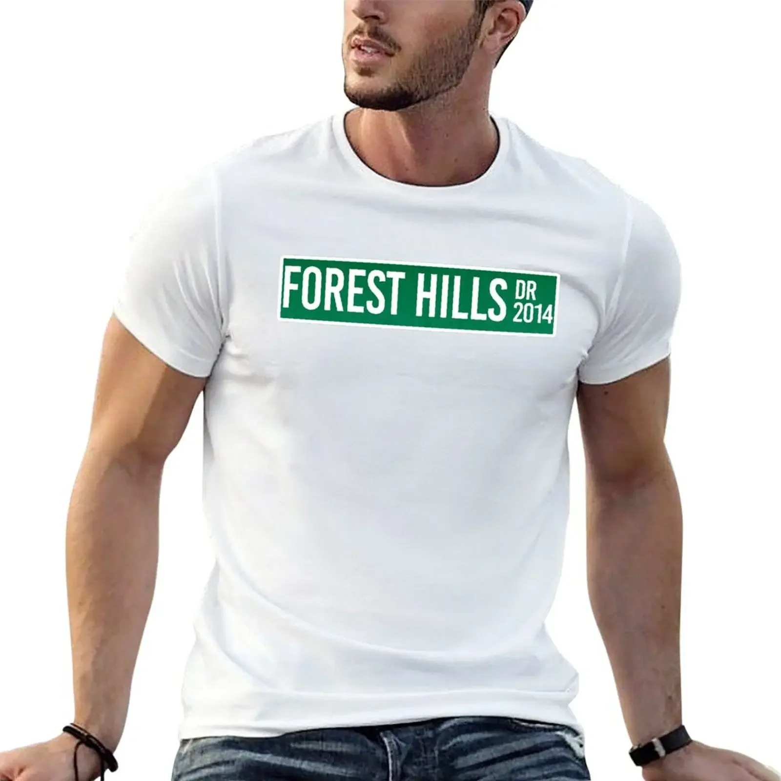 Футболка J. Cole Forest Hills Drive World Rap заготовки футболки с рисунком рэпера одежда в стиле