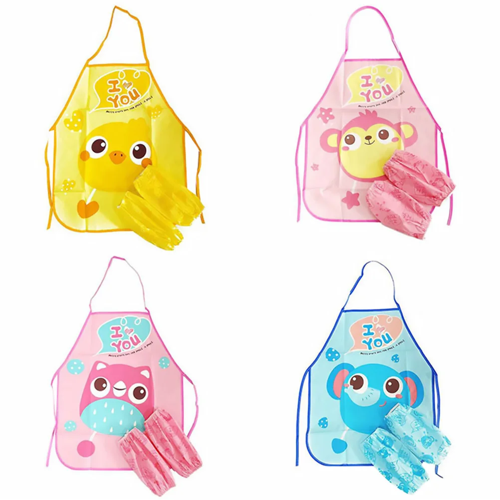 4 Sets Apron Children Apron Decorative Painting Apron Cartoon Toddler Apron Kids Accessory for Kids Painting Children Home
4 Sets Apron Children Apron Decorative Painting Apron Cartoon Toddler Apron Kids Accessory for Kids Painting Children Home