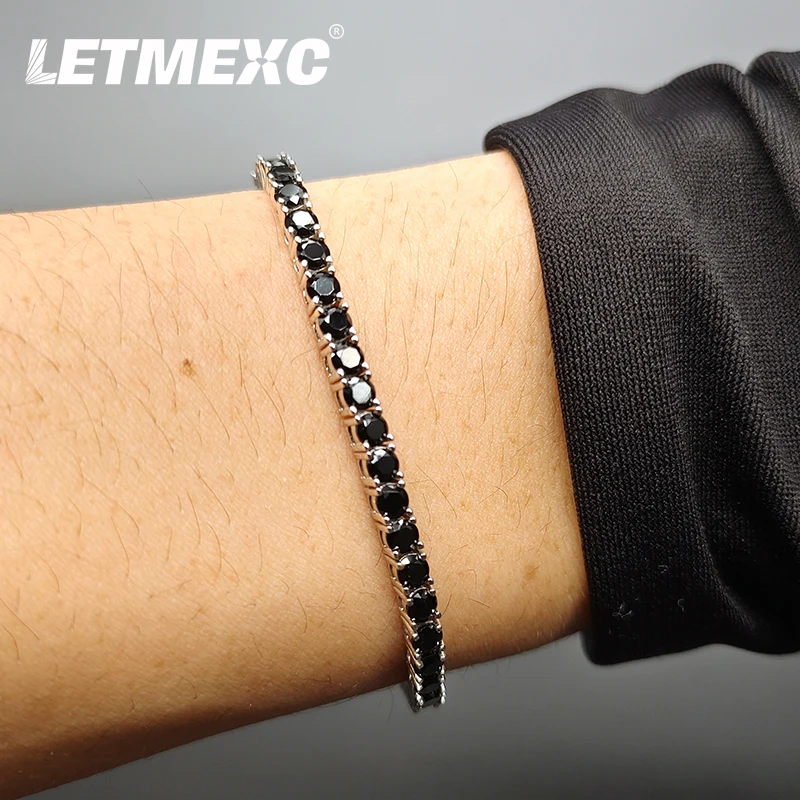 Letmexc Natural Black Spinel Bracelet Couple Bracelet Fashion Dark Style Hip Hop Rap Jewelry
Letmexc Natural Black Spinel Bracelet Couple Bracelet Fashion Dark Style Hip Hop Rap Jewelry