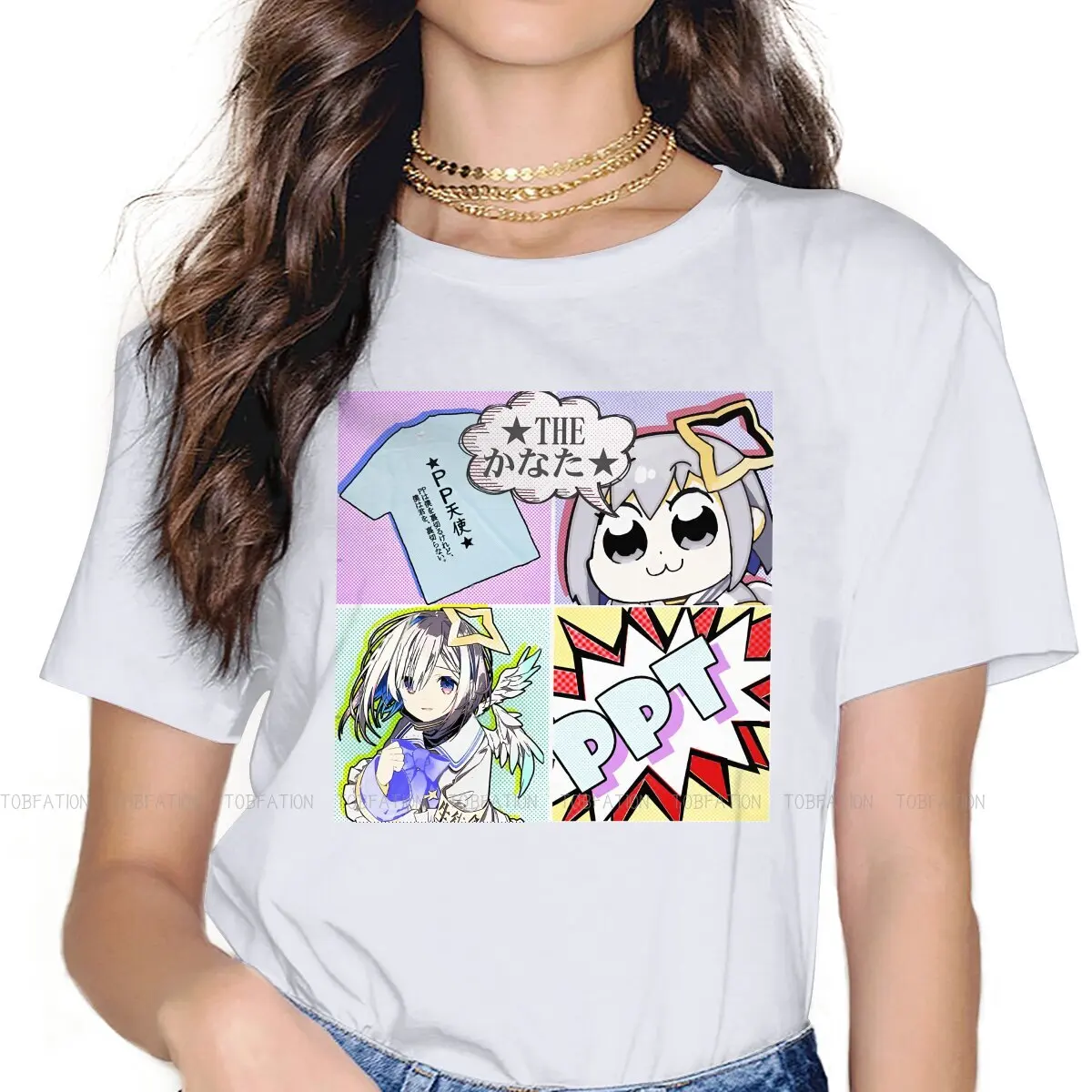 Hololive Virtual Host Group Box Women T Shirt PP Tenshi Kanata Classic Female Tops Graphic Kawaii Tees Ladies 4XL Cotton Tshirt
Hololive Virtual Host Group Box Women T Shirt PP Tenshi Kanata Classic Female Tops Graphic Kawaii Tees Ladies 4XL Cotton Tshirt