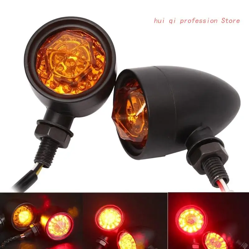 Bullets Style Motorcycle LED Lights with Clear Lenses Rear Position Turn Signal/Blinker Running and Brake Light
Bullets Style Motorcycle LED Lights with Clear Lenses Rear Position Turn Signal/Blinker Running and Brake Light
