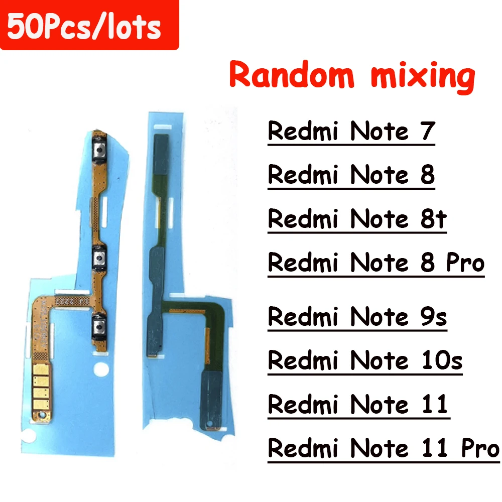 50Pcs Original For Xiaomi Redmi Note 9 Pro Note 10S 11 Pro 5G 12 Pro 4G Volume Button Power Switch On Off Button Flex Cable
50Pcs Original For Xiaomi Redmi Note 9 Pro Note 10S 11 Pro 5G 12 Pro 4G Volume Button Power Switch On Off Button Flex Cable