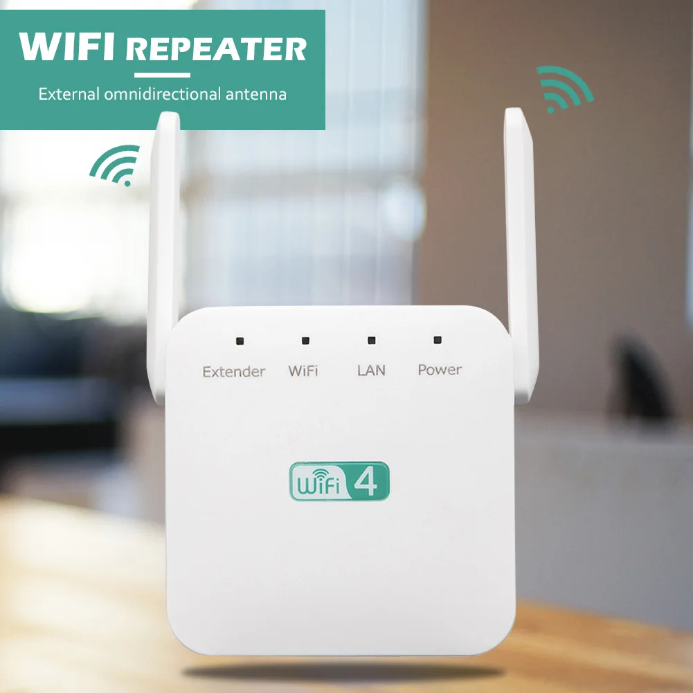 WiFi Extender Booster Support Repeater/Router/AP Mode 300Mbps 2.4GHz WiFi Repeater Wall Plug 2 High Gain Antennas Wider Coverage
WiFi Extender Booster Support Repeater/Router/AP Mode 300Mbps 2.4GHz WiFi Repeater Wall Plug 2 High Gain Antennas Wider Coverage