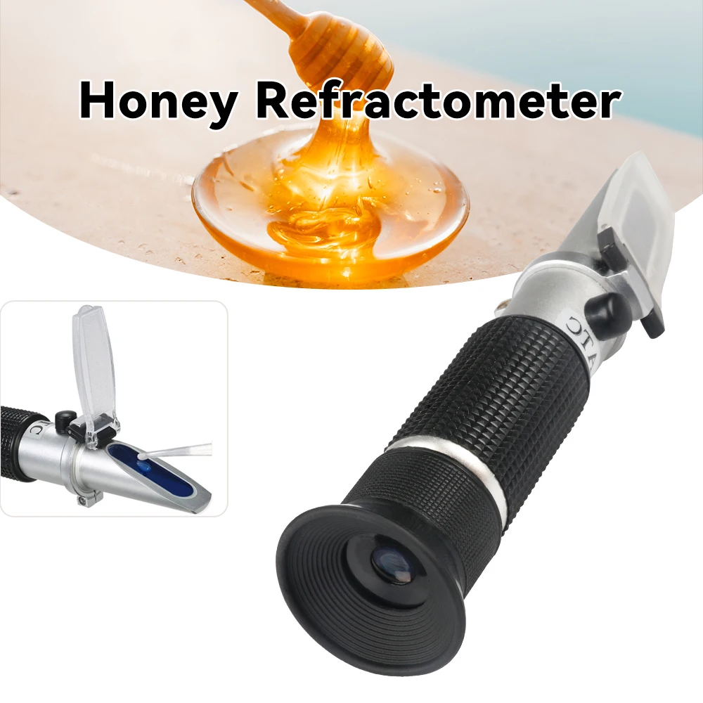 Beekeeping tools Honey Refractometer for Honey Moisture Brix and Baume, 3-in-1 Uses, 58-90% Brix Scale Rang Bee Keeping Supplies
Beekeeping tools Honey Refractometer for Honey Moisture Brix and Baume, 3-in-1 Uses, 58-90% Brix Scale Rang Bee Keeping Supplies