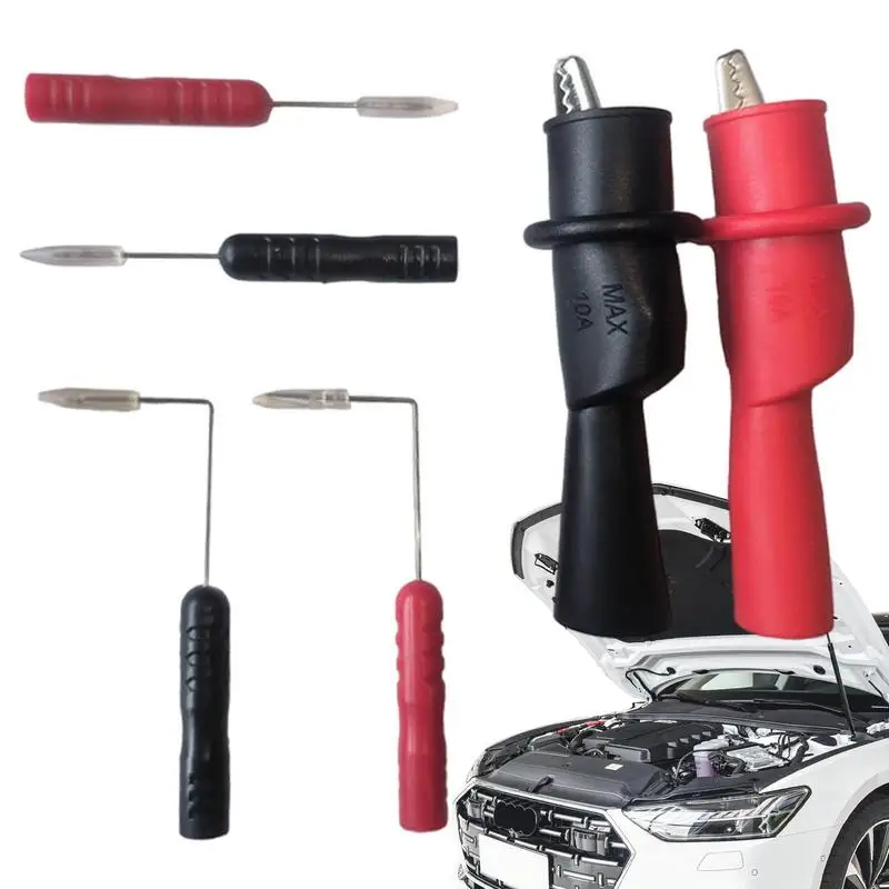 2 мм тестовый зонд, 6 шт., диагностический зонд для автомобильного ремонта, тестовые контакты для 2 мм тестовых проводов, щупы для прокола 
2 мм тестовый зонд, 6 шт., диагностический зонд для автомобильного ремонта, тестовые контакты для 2 мм тестовых проводов, щупы для прокола