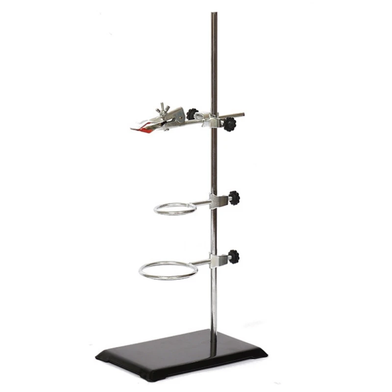 Laboratory Grade Metalware Support Stand, Cork Lined Burette Clamp With 2 Retort Ring (2Inch,3Inch Dia)
Laboratory Grade Metalware Support Stand, Cork Lined Burette Clamp With 2 Retort Ring (2Inch,3Inch Dia)