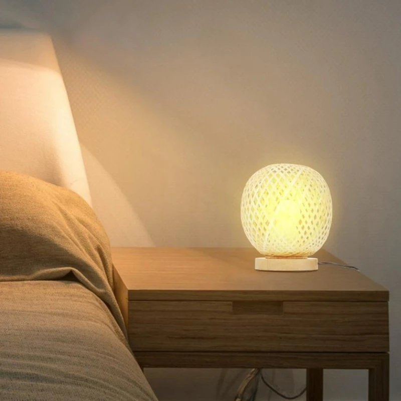 Bamboo Rattan Table Lamp Japanese Style Bedside Lamp Desk Lamp Bedroom Diy Decoration
Bamboo Rattan Table Lamp Japanese Style Bedside Lamp Desk Lamp Bedroom Diy Decoration
