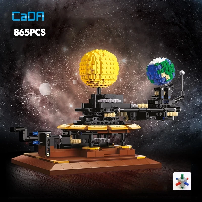 Cada 865PCS City Solar System Earth and Sun Clock Building Blocks Technical Science Experiment Education Bricks Toys Boys Gifts
Cada 865PCS City Solar System Earth and Sun Clock Building Blocks Technical Science Experiment Education Bricks Toys Boys Gifts