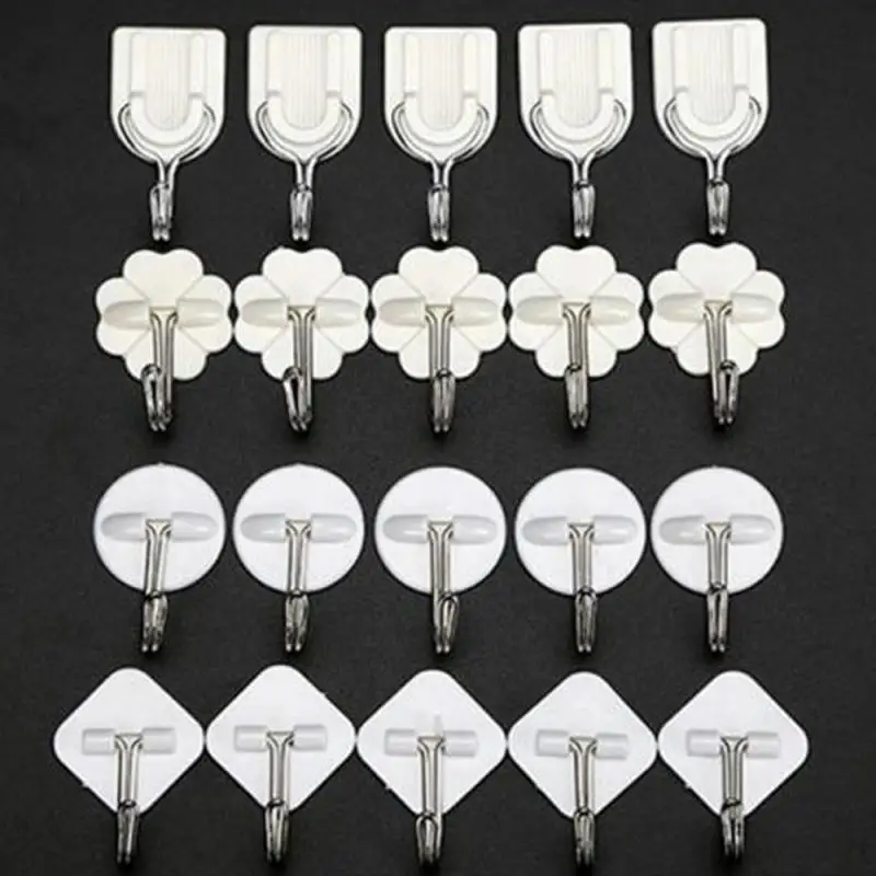 10pcs/set Wall Hooks Key Towel Holder Strong Adhesive Door Wall Hanging Clothes Hat Tie Rack Shelf For Kitchen Home Accessories
10pcs/set Wall Hooks Key Towel Holder Strong Adhesive Door Wall Hanging Clothes Hat Tie Rack Shelf For Kitchen Home Accessories