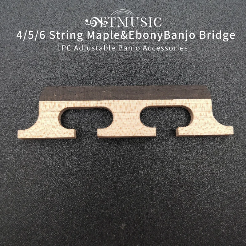 1PC 4/5/6 String Banjo Bridge Maple/Ebony Banjo Bridge Banjo Parts Banjo Accessories
1PC 4/5/6 String Banjo Bridge Maple/Ebony Banjo Bridge Banjo Parts Banjo Accessories