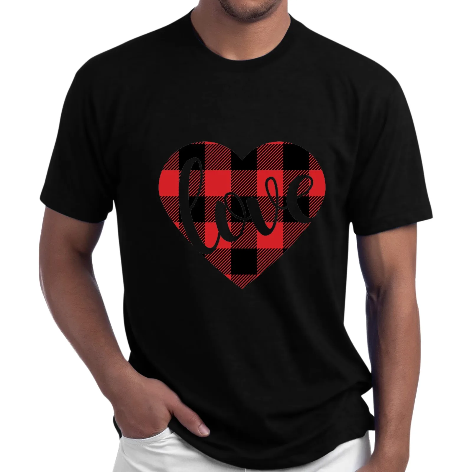 Fashion Couple T Shirt Heart Print Love Tops Valentine's Summer Simple New Couple Printing Short-sleeved T-shirt Casual Top
Fashion Couple T Shirt Heart Print Love Tops Valentine's Summer Simple New Couple Printing Short-sleeved T-shirt Casual Top