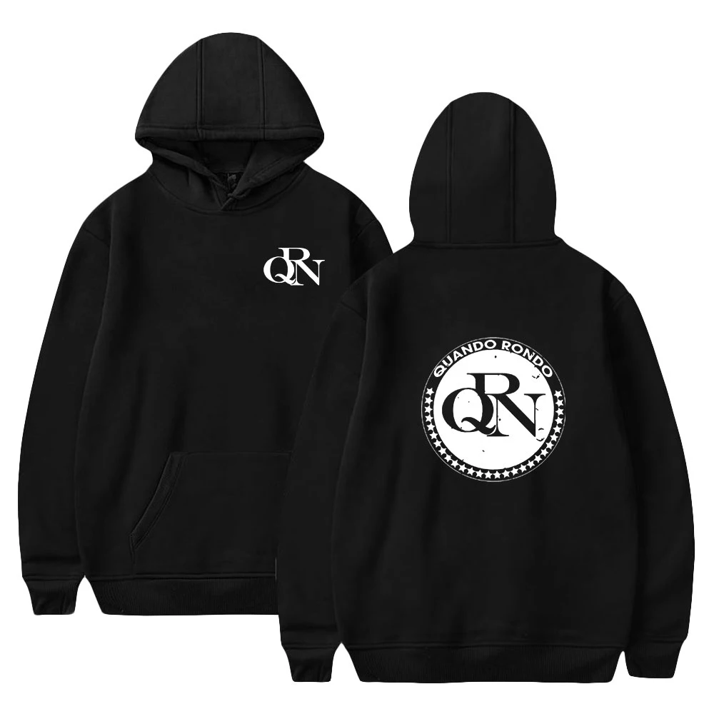Худи с длинным рукавом принтом когда Rondo Merch свитшот для мужчин и женщин