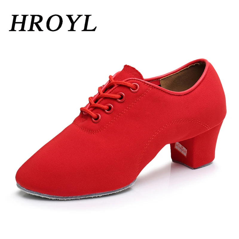 HROYL Unisex Dance Shoes for Men Women Girls Ballroom Dancing Modern Tango Jazz Black/Red Practise Salsa Shoes 3.5/5CM Heels
HROYL Unisex Dance Shoes for Men Women Girls Ballroom Dancing Modern Tango Jazz Black/Red Practise Salsa Shoes 3.5/5CM Heels