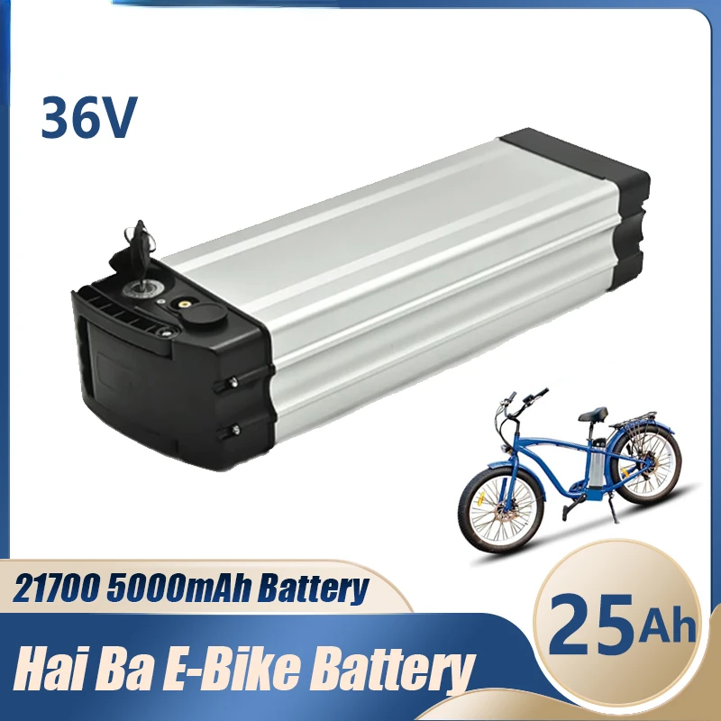 Аккумулятор для электровелосипеда HaiBa, 36 В, 25 Ач, 21700, 5000 мАч, 10S5P, 30 А, BMS, для электровелосипеда, 800 Вт
Аккумулятор для электровелосипеда HaiBa, 36 В, 25 Ач, 21700, 5000 мАч, 10S5P, 30 А, BMS, для электровелосипеда, 800 Вт