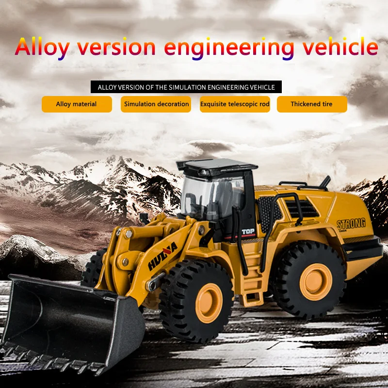 Huina 1:50 Alloy Movable Loading Bulldozer Shovel Engineering Vehicle Model Car Children's Toys Decoration Ornaments Gift
Huina 1:50 Alloy Movable Loading Bulldozer Shovel Engineering Vehicle Model Car Children's Toys Decoration Ornaments Gift