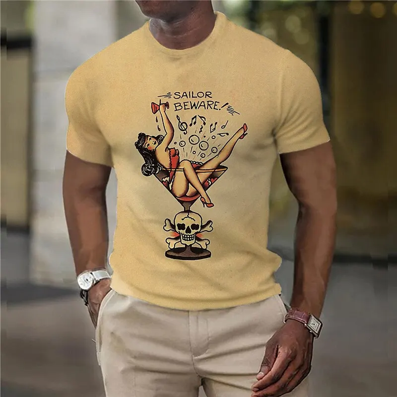 

Футболка мужская оверсайз с коротким рукавом, модная Повседневная рубашка с 3d принтом, пикантная уличная Дизайнерская одежда, свободного кроя, на лето