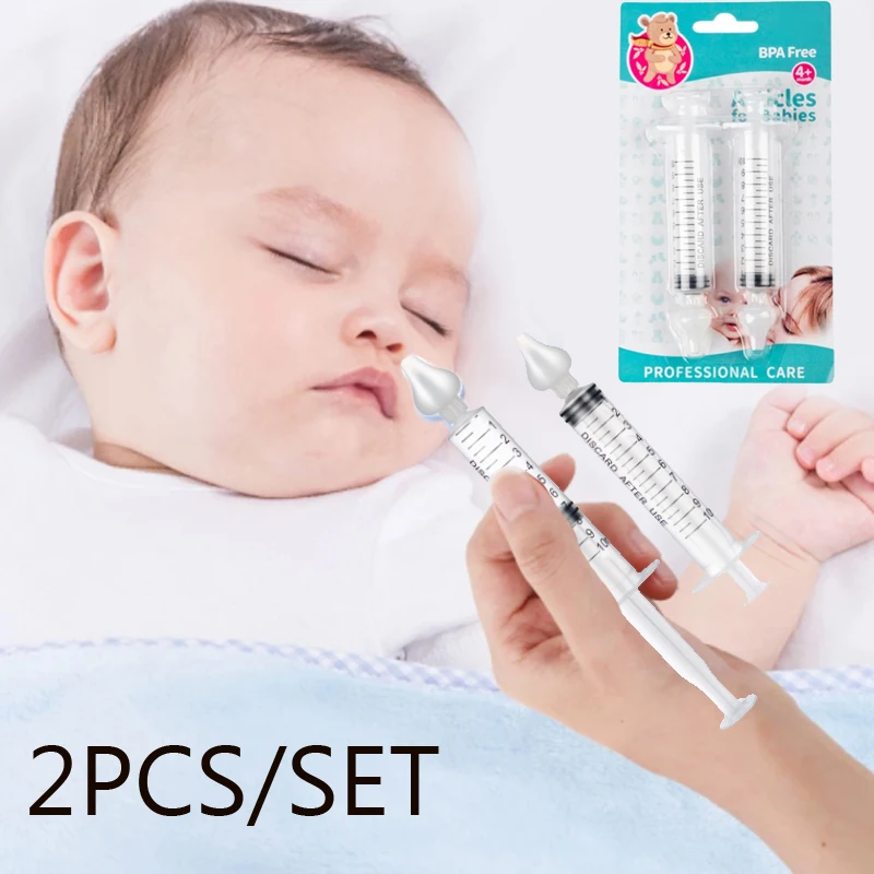 2Pcs 10ML Baby Nose Care Clean Needle Tube Infant Kid Care Nasal Aspirator Cleaner Children Rhinitis Nasal Washer
2Pcs 10ML Baby Nose Care Clean Needle Tube Infant Kid Care Nasal Aspirator Cleaner Children Rhinitis Nasal Washer