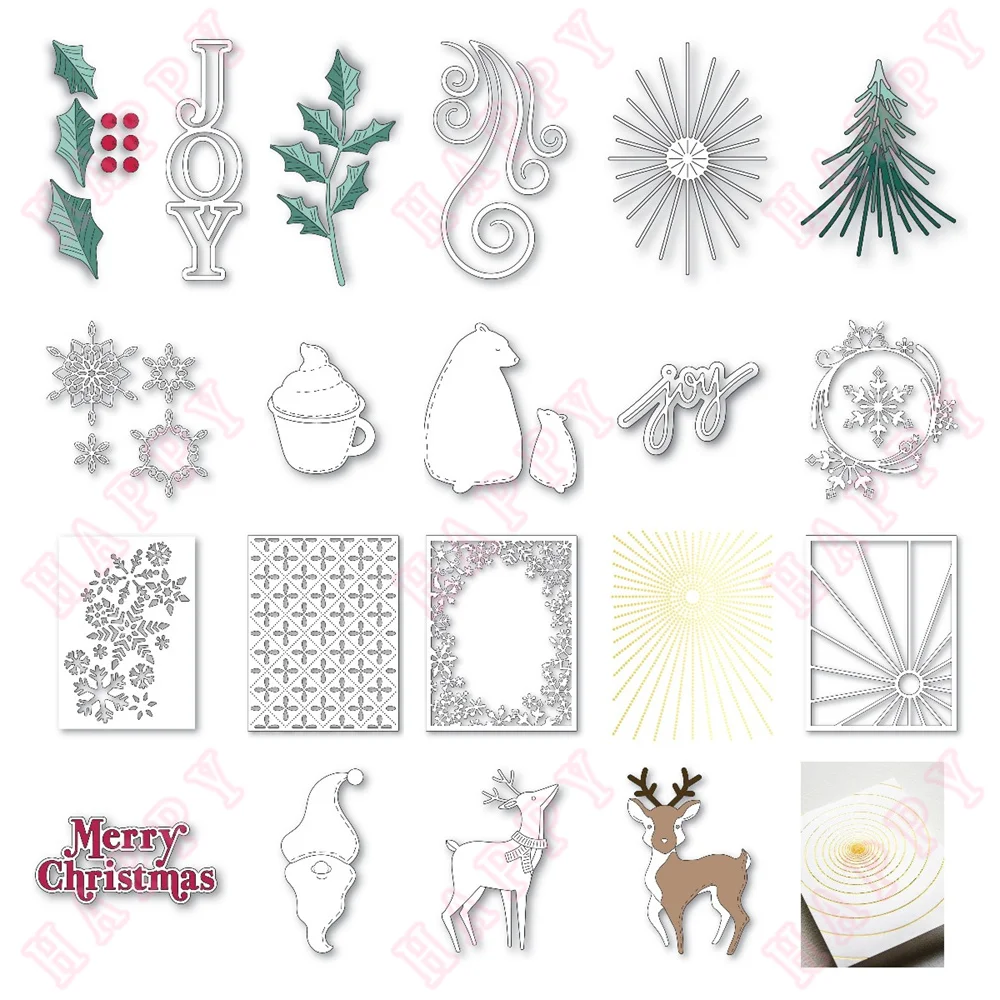 Metal Cutting Dies Life Under The Christmas Sun Diary Scrapbook Photo Album Decoration Craft Engraving Making Embossing Template 
Metal Cutting Dies Life Under The Christmas Sun Diary Scrapbook Photo Album Decoration Craft Engraving Making Embossing Template