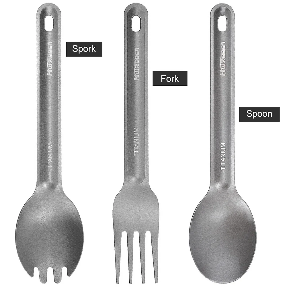 1pc Ultralight Titanium Spoon/ Spork/ Fork Camping Spork Tableware Outdoor Home Spoon Fork Hiking Picnic Backpacking Supplies
1pc Ultralight Titanium Spoon/ Spork/ Fork Camping Spork Tableware Outdoor Home Spoon Fork Hiking Picnic Backpacking Supplies