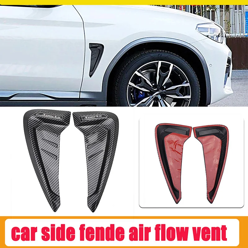Universal Car Side Air Vent Outlet Trim Cover Side Fender Spoiler Decor Sticker For BMW E46 Honda Audi Car Styling Accessories
Universal Car Side Air Vent Outlet Trim Cover Side Fender Spoiler Decor Sticker For BMW E46 Honda Audi Car Styling Accessories