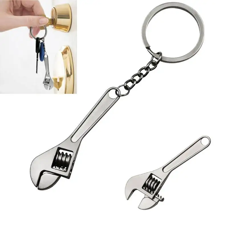 Car Metal Wrench Style Key Chain Creative Fashion Silver Compact Keychain Metal Key Ring Car Refitting Metal Pendant Creative
Car Metal Wrench Style Key Chain Creative Fashion Silver Compact Keychain Metal Key Ring Car Refitting Metal Pendant Creative