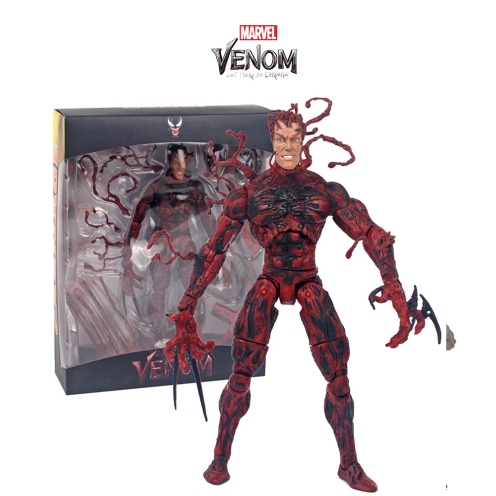 Marvel Venom Carnage 7" 18CM Action Figure Cletus Kasady Red Symbiote The Amazing Spider Man Villain Select Toys Doll kid gift
Marvel Venom Carnage 7" 18CM Action Figure Cletus Kasady Red Symbiote The Amazing Spider Man Villain Select Toys Doll kid gift
