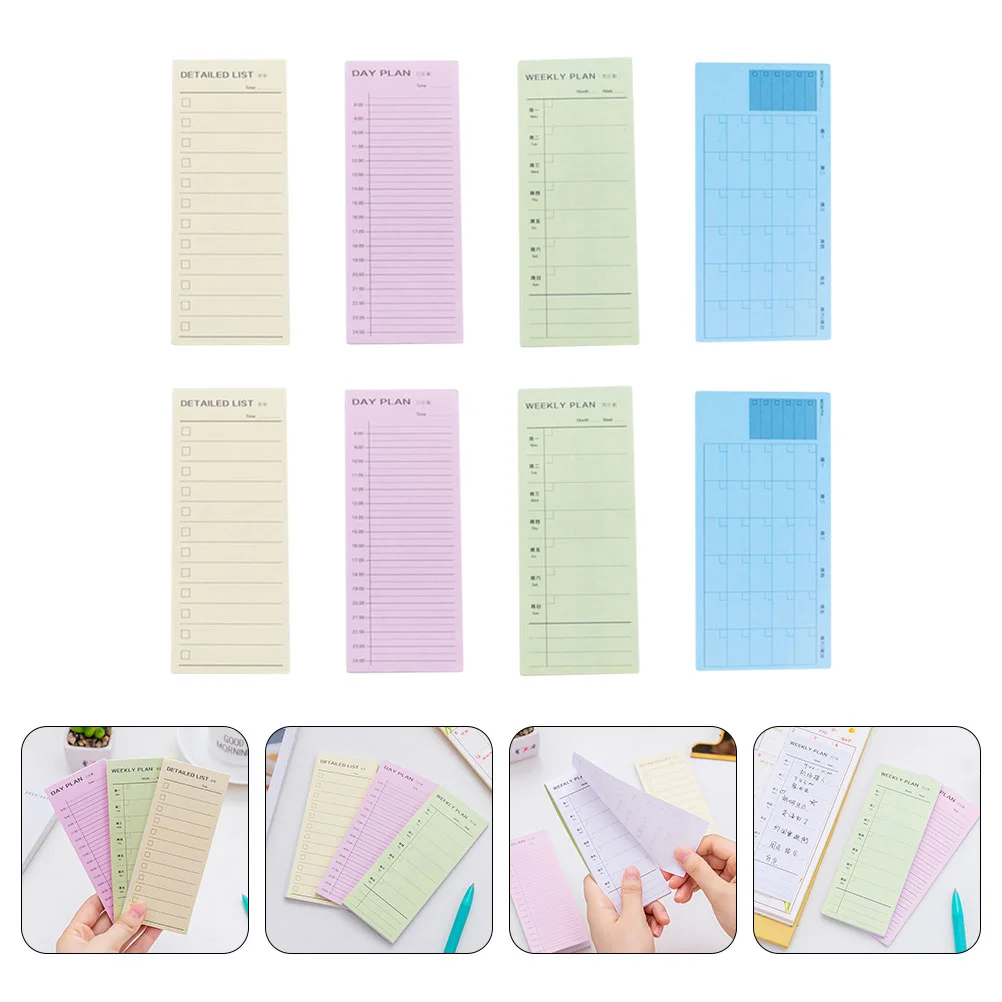 8 Pcs Do List Notepad Notepad Mini Hourly Planner Notepad Small Fresh List Sticky Notes
8 Pcs Do List Notepad Notepad Mini Hourly Planner Notepad Small Fresh List Sticky Notes
