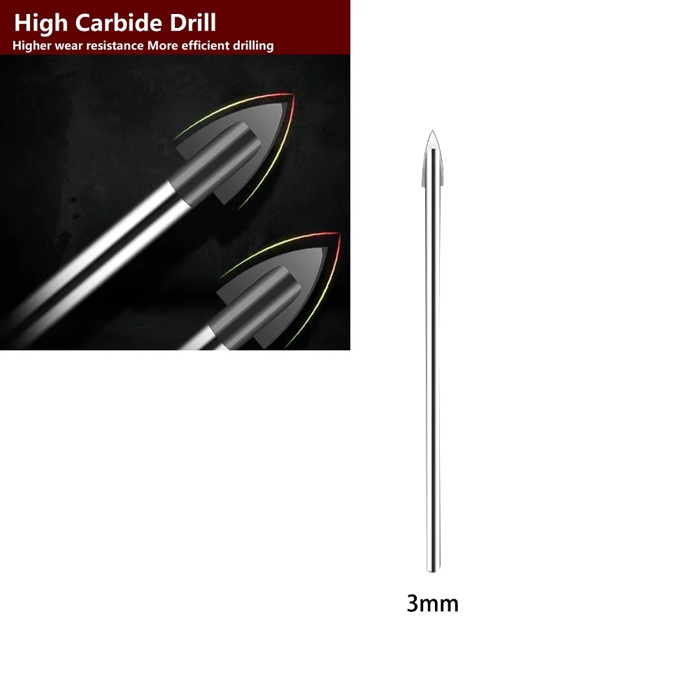 Newest Top-Quality Durable Drill Bit Glass Drill Parts Power Replacement Accessories Bit Carbide Ceramic Cutter
Newest Top-Quality Durable Drill Bit Glass Drill Parts Power Replacement Accessories Bit Carbide Ceramic Cutter