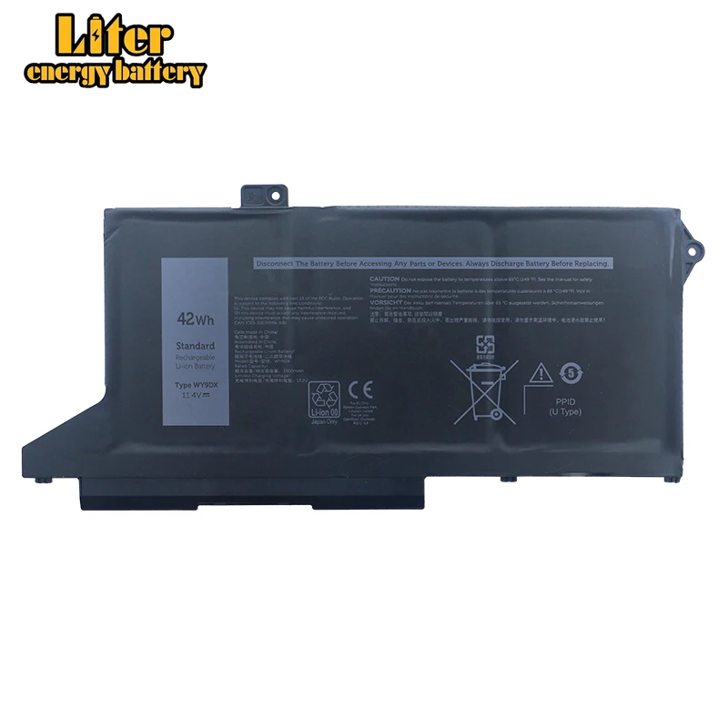 Аккумулятор WY9DX для ноутбука, 11,4 в/42 Вт/ч, RJ40G, 0WK3F1005R42, для ноутбука серии Latitude 5420 5520
Аккумулятор WY9DX для ноутбука, 11,4 в/42 Вт/ч, RJ40G, 0WK3F1005R42, для ноутбука серии Latitude 5420 5520