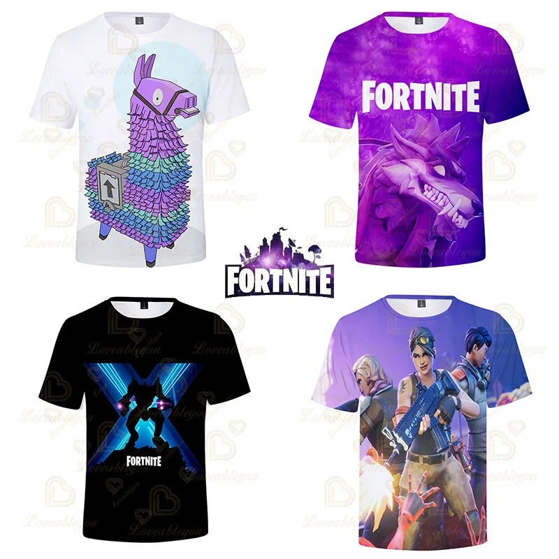 Fortnite Summer T Shirt for Men Lalama 3D Printed Women's Clothing Cool Short Sleeve Children Tee Shirts Kids Birthday Gifts
Fortnite Summer T Shirt for Men Lalama 3D Printed Women's Clothing Cool Short Sleeve Children Tee Shirts Kids Birthday Gifts