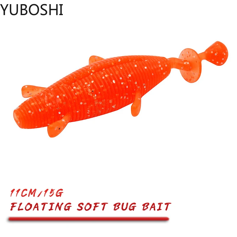 YUBOSHI совершенно новый 11 см/15 г плавающий Maggot мягкий Приманка для соленой воды Bass антикоррозийный черный приманка для рыбалки Pesca
YUBOSHI совершенно новый 11 см/15 г плавающий Maggot мягкий Приманка для соленой воды Bass антикоррозийный черный приманка для рыбалки Pesca